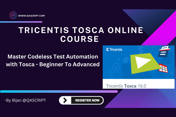 Tosca Script Basic To Advanced Tosca Online Training Course